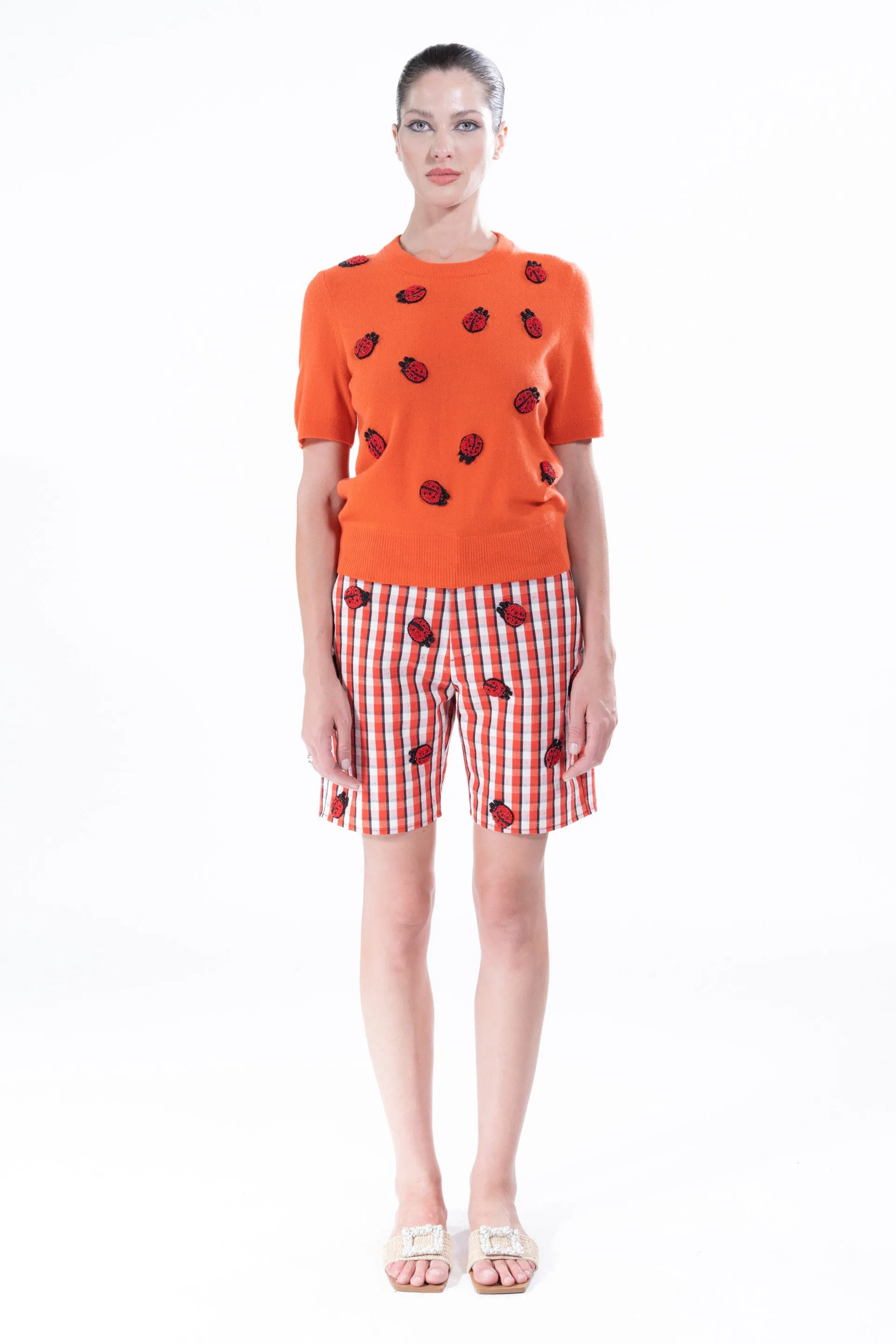 'LADYBUG' SHORT SLEEVE PULLOVER