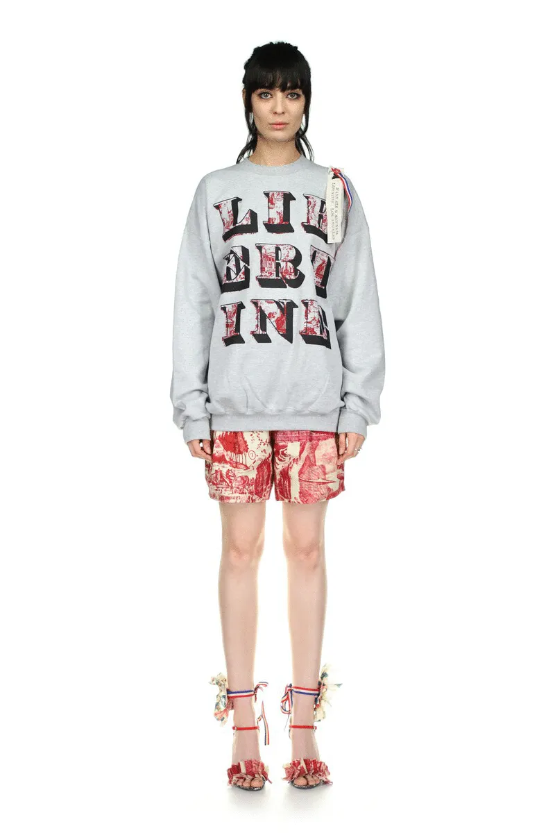 'Toile De Nantes Libertine' Pullover Sweatshirt